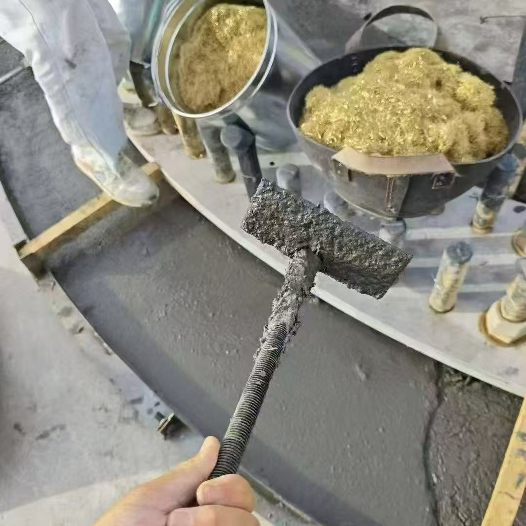 平鲁C120钢纤维高强无收灌浆料 轧机压缩机汽轮机发电机锻压设备底座灌浆材料